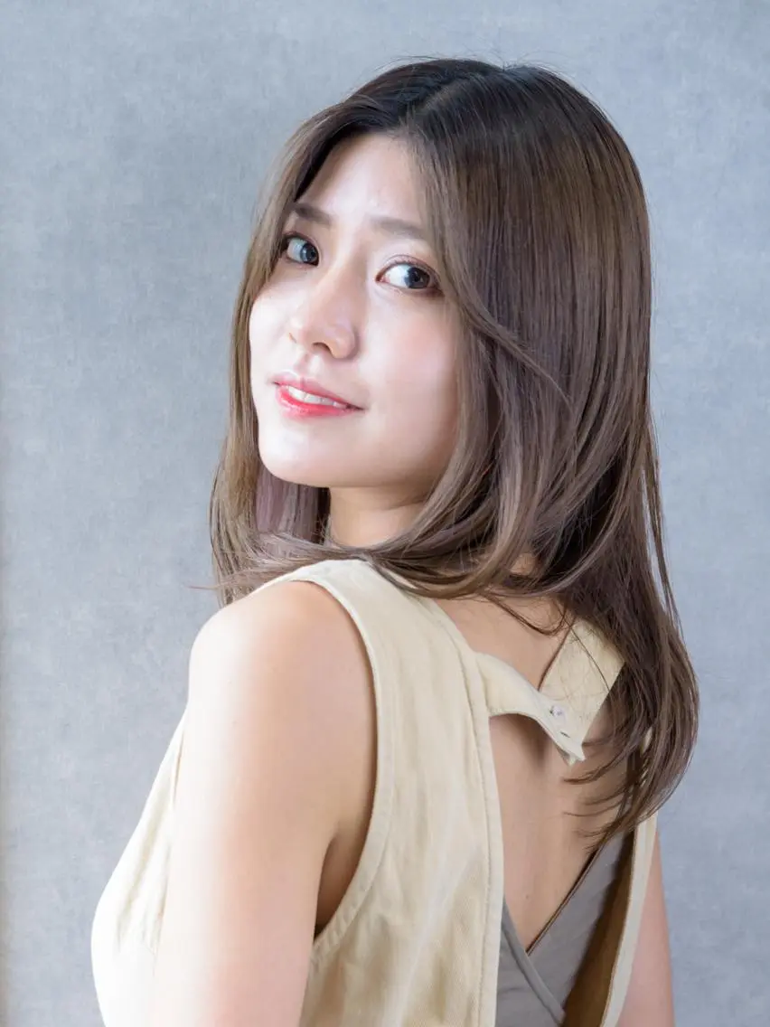 ミディアム カラー カット ヘアカラー 縮毛矯正 トリートメント Bianca  代表 硲　貴亮【東武練馬】のヘアスタイル
