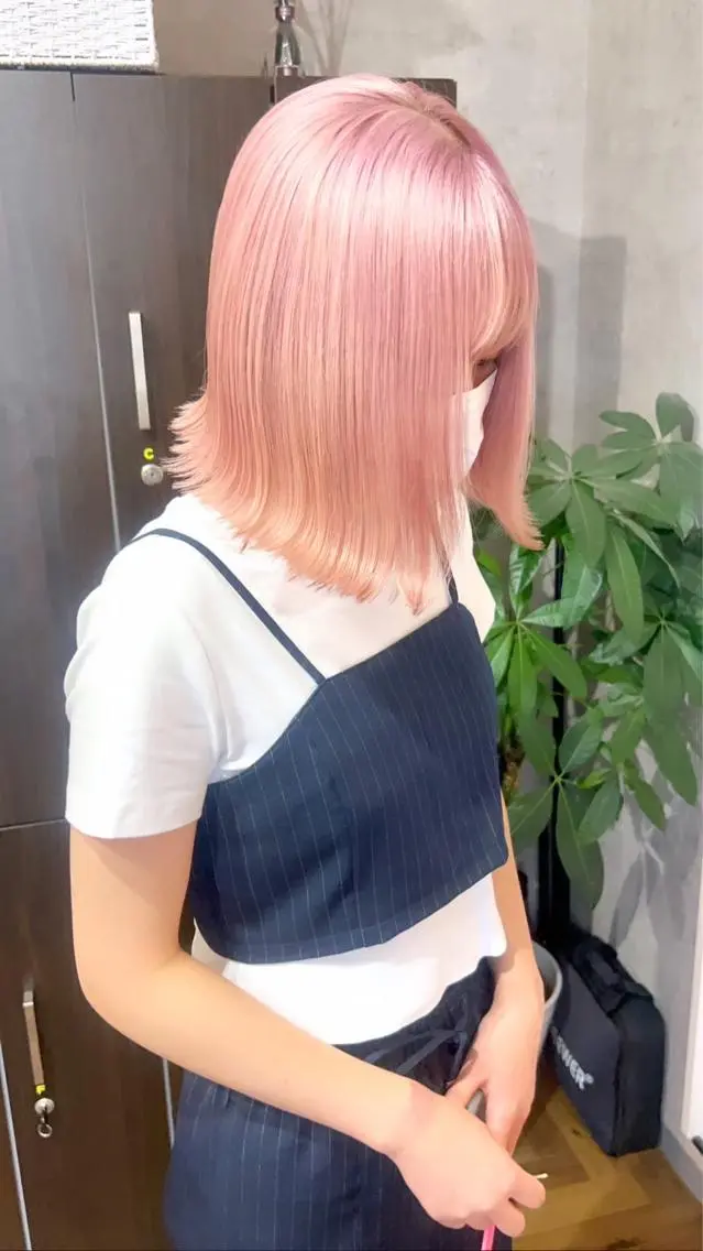ミディアム 心斎橋ヘアカラー 海外ﾚｲﾔｰ/マリナのヘアスタイル