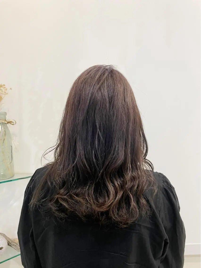 カラー ブリーチ ブラウンカラー 学生 髪質改善カラー🤍 エクステ✨君島由実子のヘアスタイル