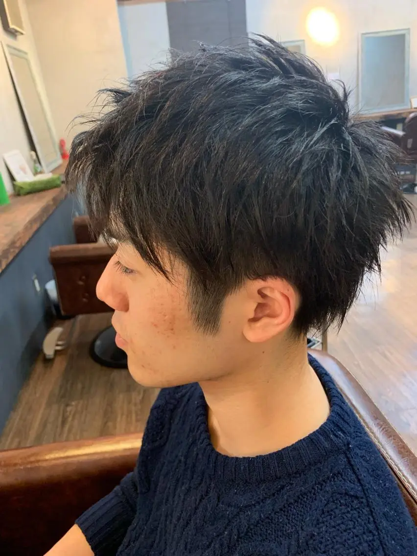 ショート カット ヘアセット ✨上村 潤平✨メンズヘア✨のヘアスタイル