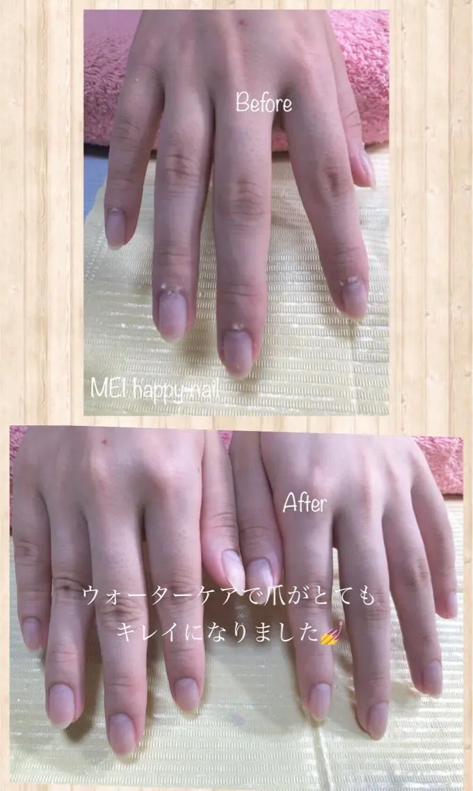 ネイル 北浦和 自爪育成ケアのネイルデザイン