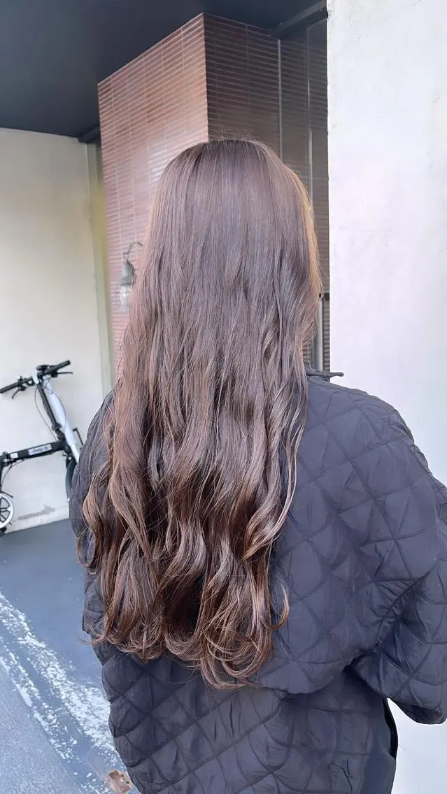 ロング カラー 髪質改善･縮毛矯正 特化･ユウシンのヘアスタイル