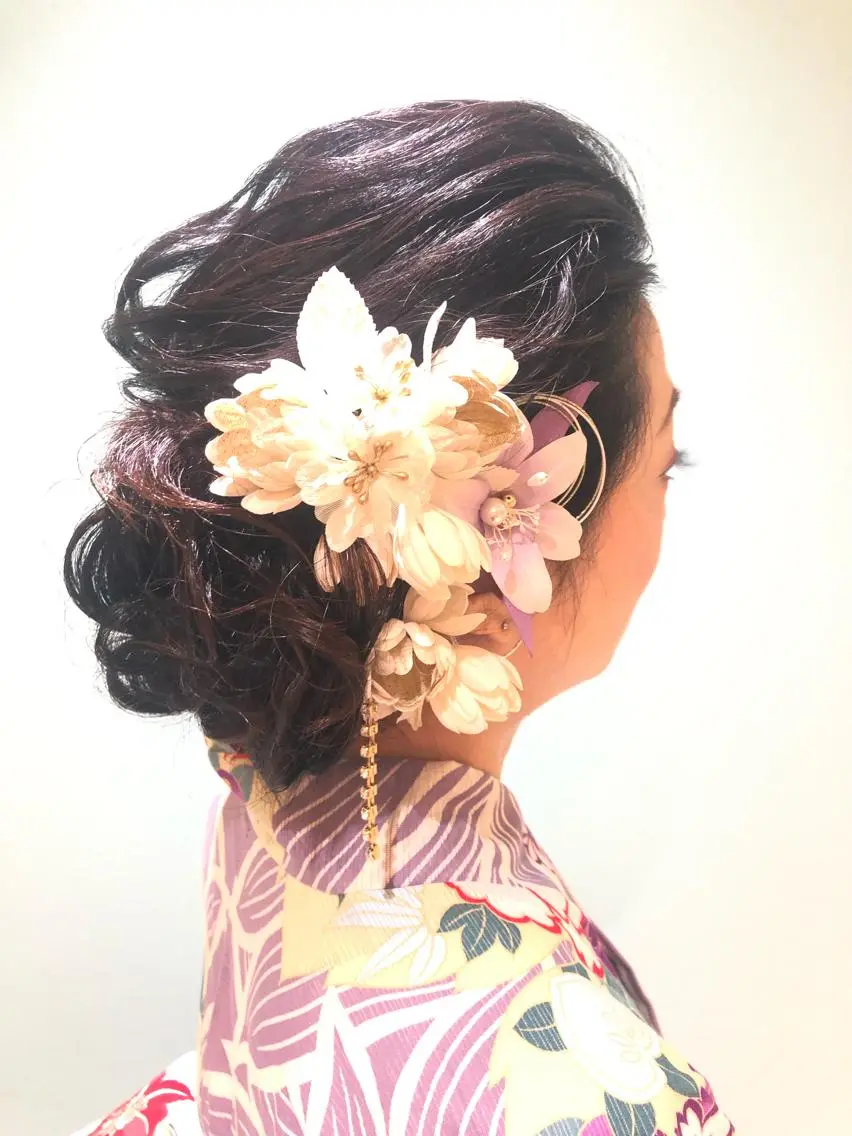 ヘアアレンジ ヘアセット toyota umiのヘアスタイル