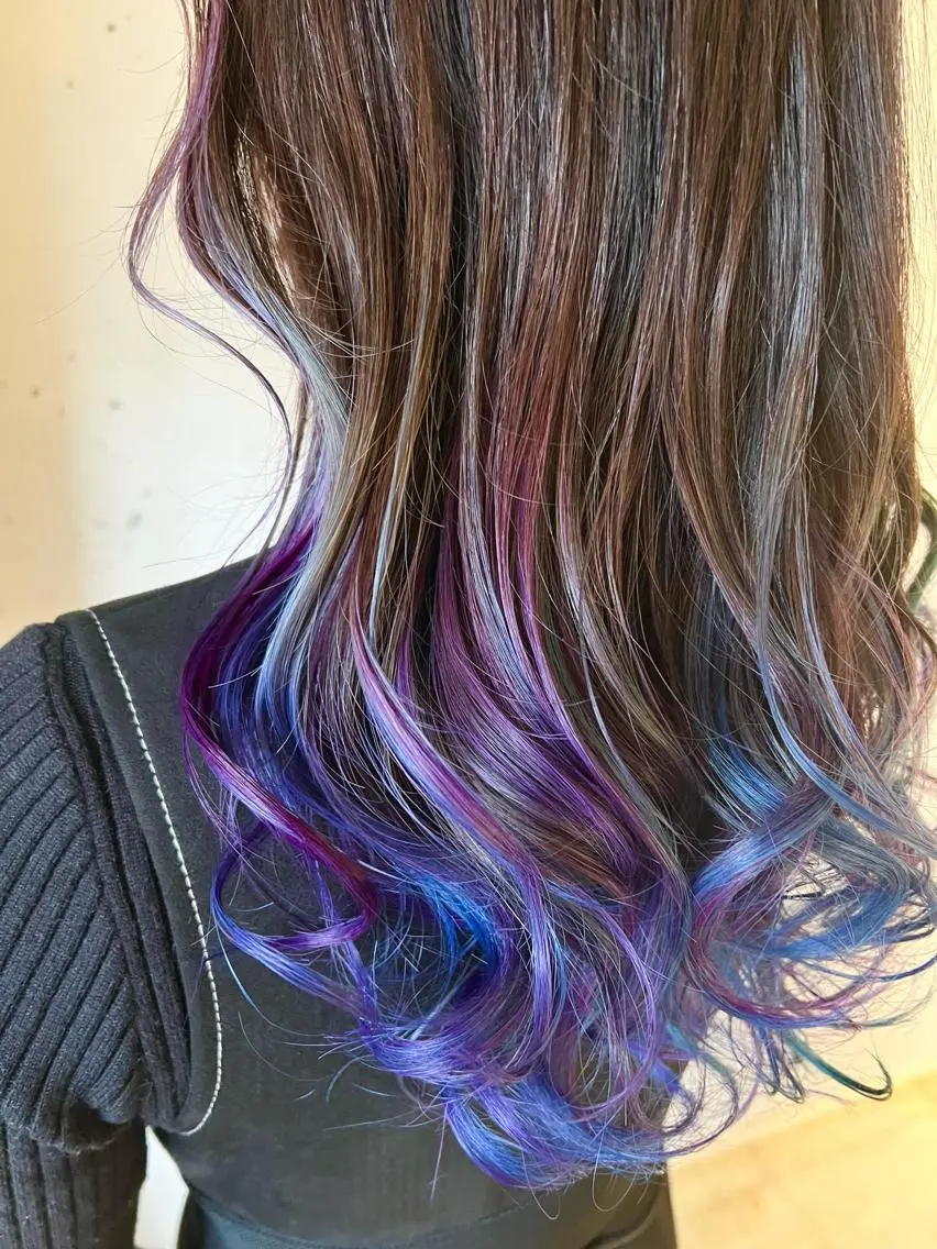 セミロング カラー グラデーションカラー カラースペシャリスト しょう🧑🏼‍🎨のヘアスタイル