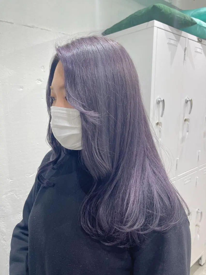 ロング カラー ブリーチ ハッシュカット/ハイ トーン/HIROKIのヘアスタイル
