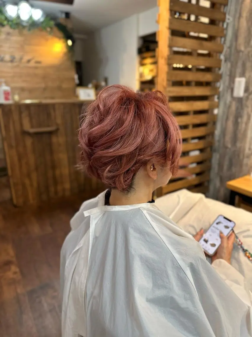 ショート ヘアアレンジ ショートボブ ボブ ショートヘア ヘアセット Luzir⭐︎ GEN⭐︎のヘアスタイル