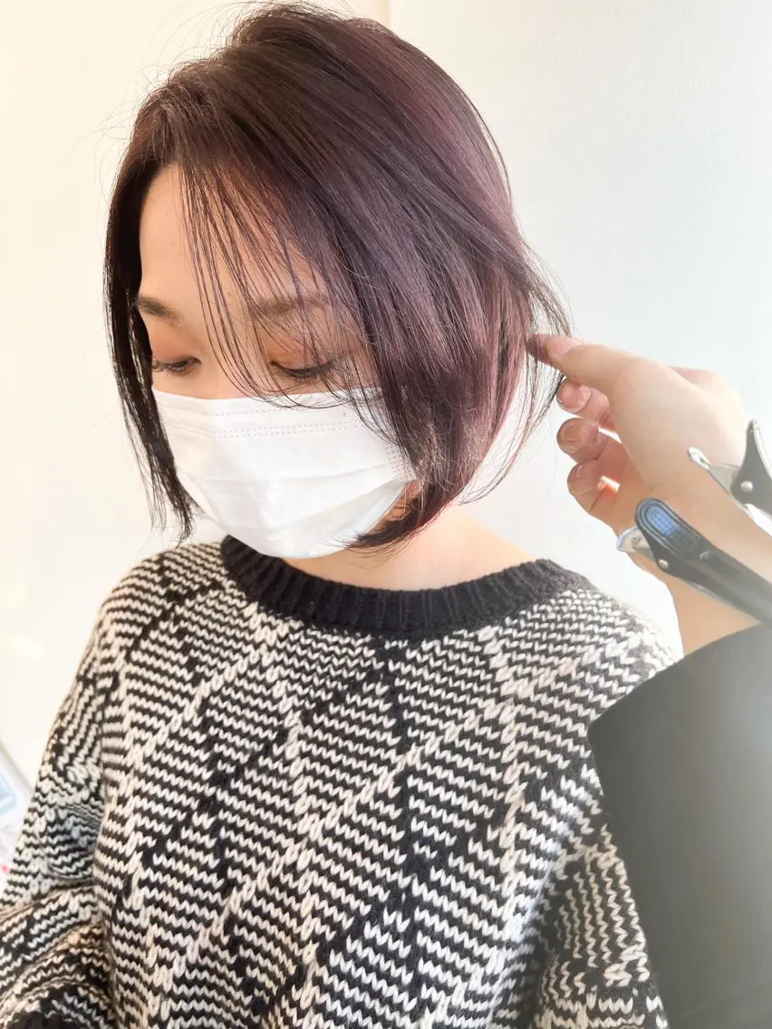 ショート カラー アンニュイレイヤー/ 火ノ見🪡のヘアスタイル