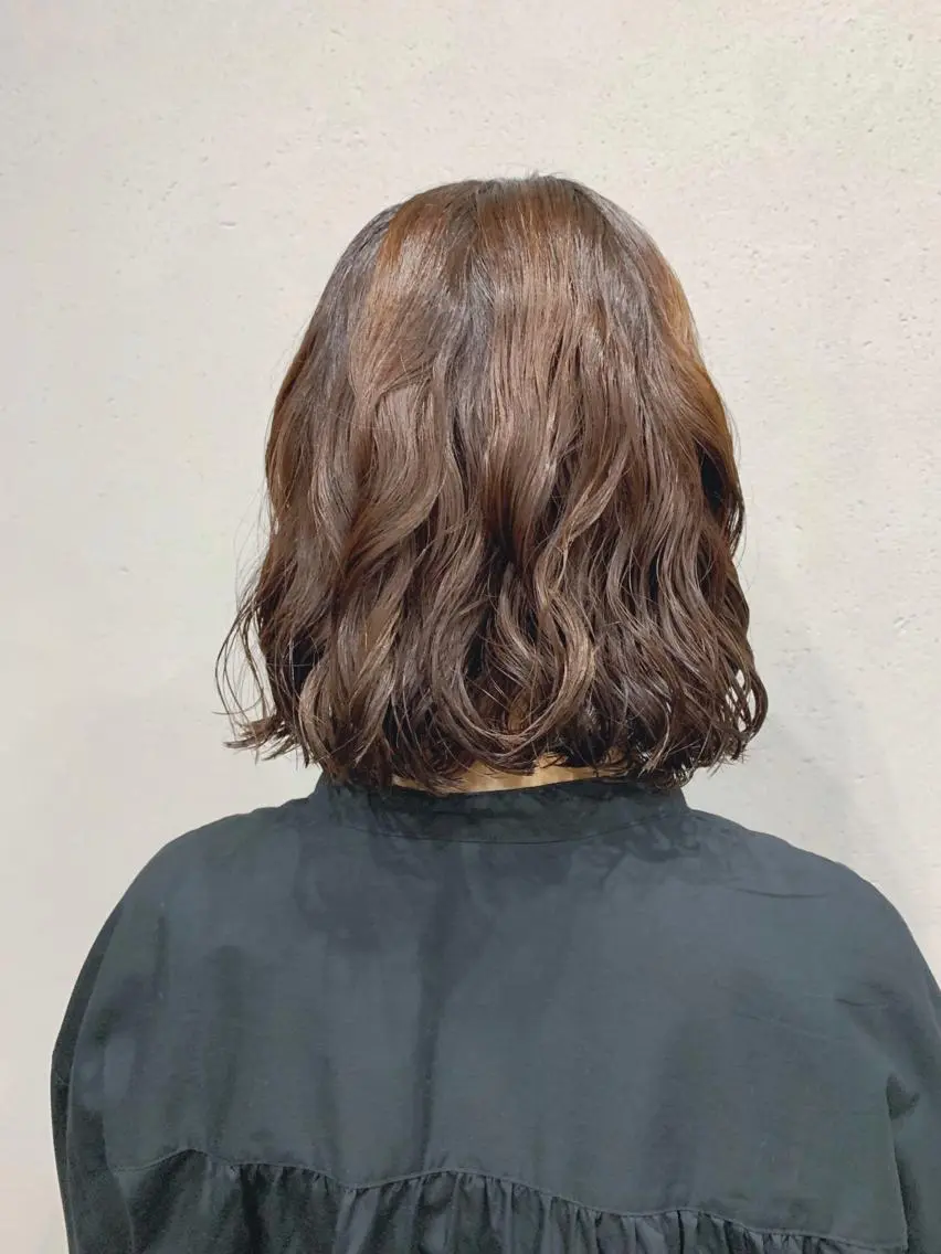 パーマ ボブパーマコテ巻き風 パーマNo1深江秀平のヘアスタイル