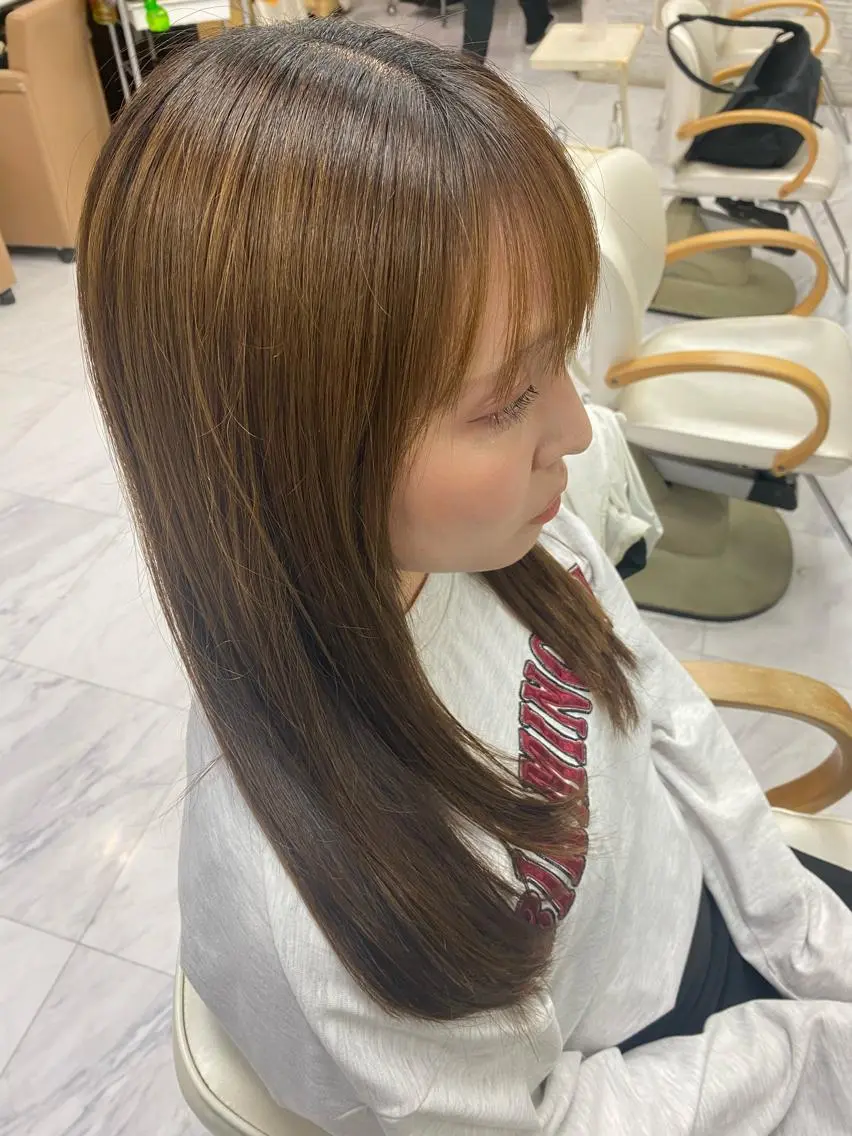 ロング レイヤーカット シャギー 目黒 碧人のヘアスタイル