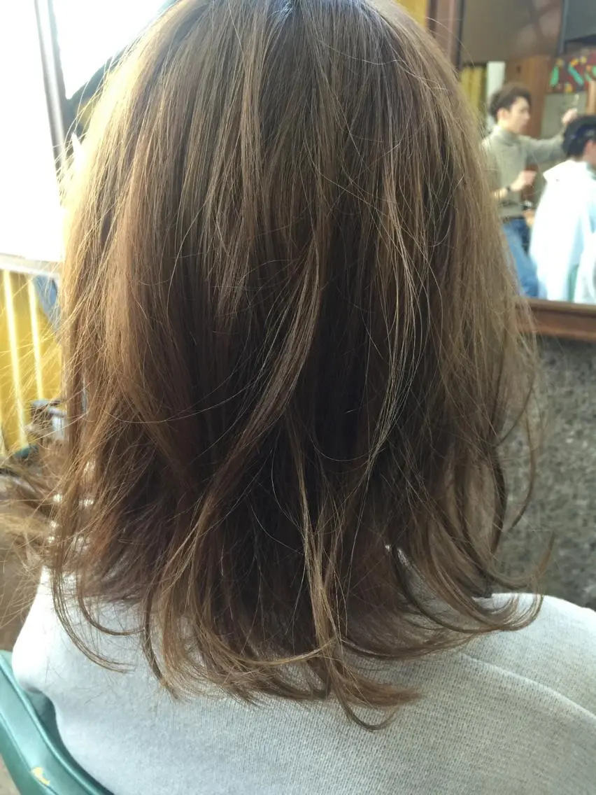 カラー ベージュカラー 中村 海のヘアスタイル