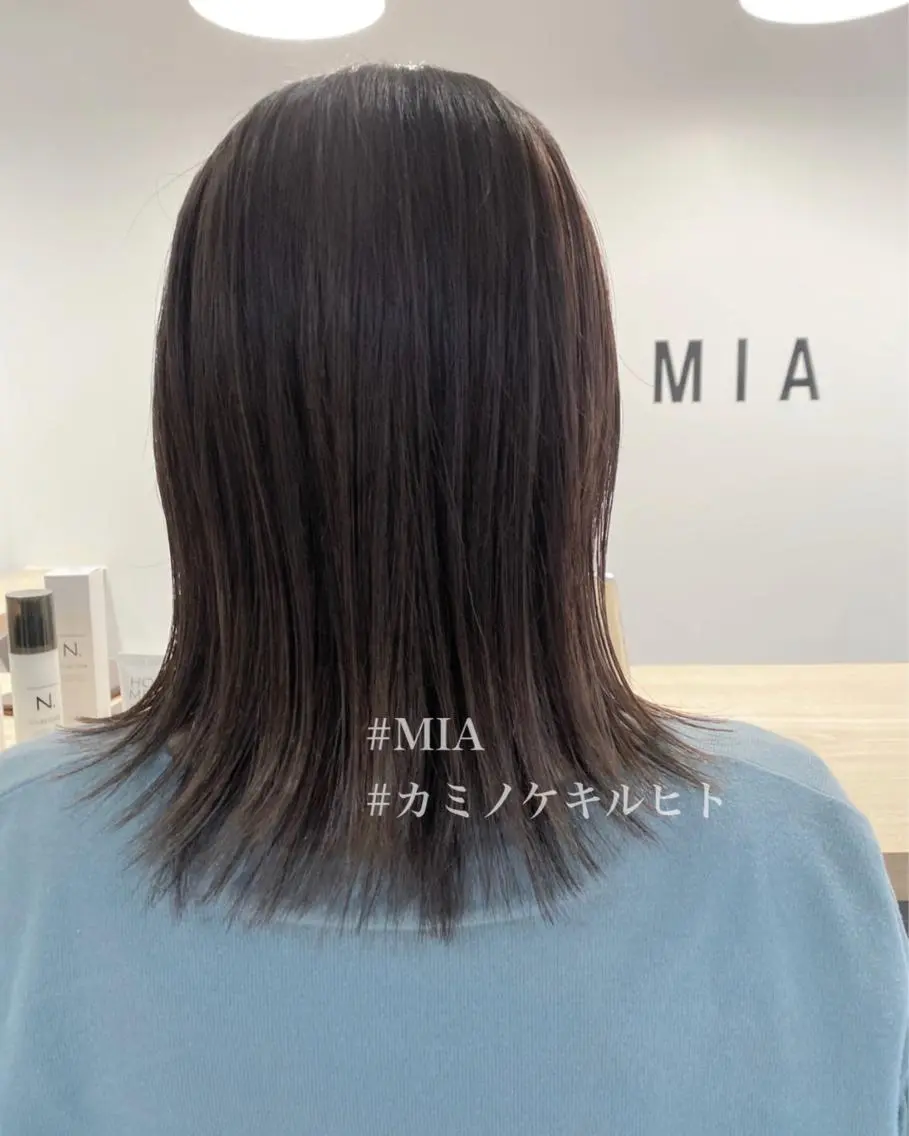 セミロング 丸みボブ　ショート ｍａｎａｍｉのヘアスタイル