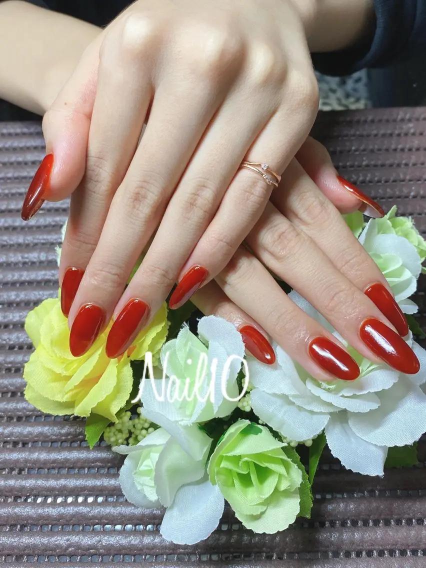 ネイル 長さ出し ラメ(グリッター) ラメグラデーション ハンドネイル Nail10 Kakoのネイルデザイン