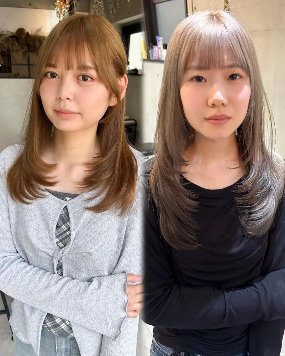 ロング ヘアカラー Blume…Kent レイヤーカット特化のヘアスタイル