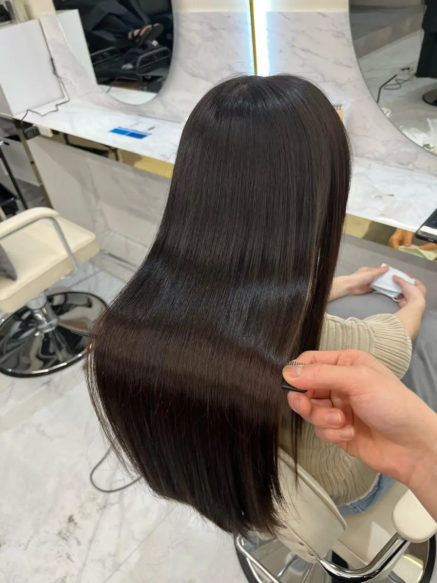 ロング 梅田🫧髪質改善 縮毛矯正🫧村上蒼生のヘアスタイル