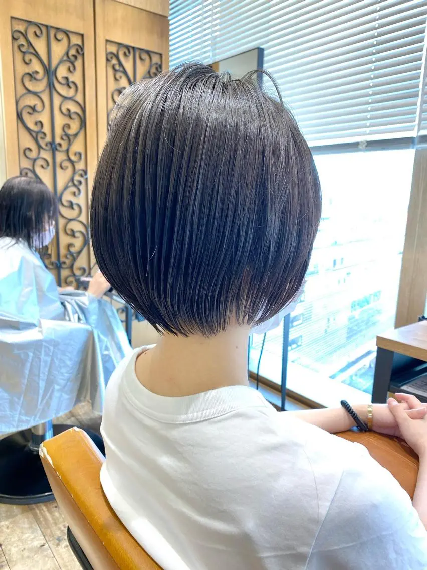 ショート カラー ショートボブ ベージュカラー グレージュ ボブ 似合わせカット カット ヘアカラー トリートメント ショート、ボブの神✨ 峯朋也✂︎✨のヘアスタイル