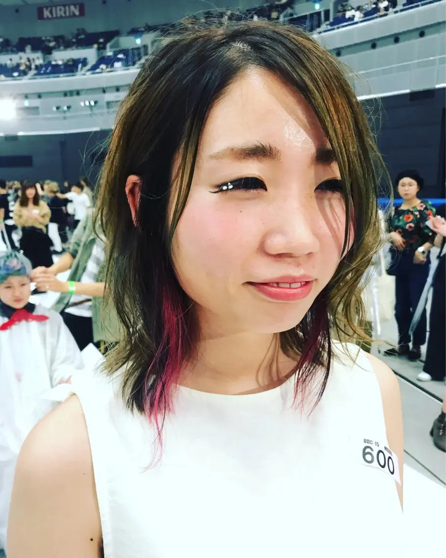 ミディアム カラー トータルビューティー K:R鶴川のヘアスタイル