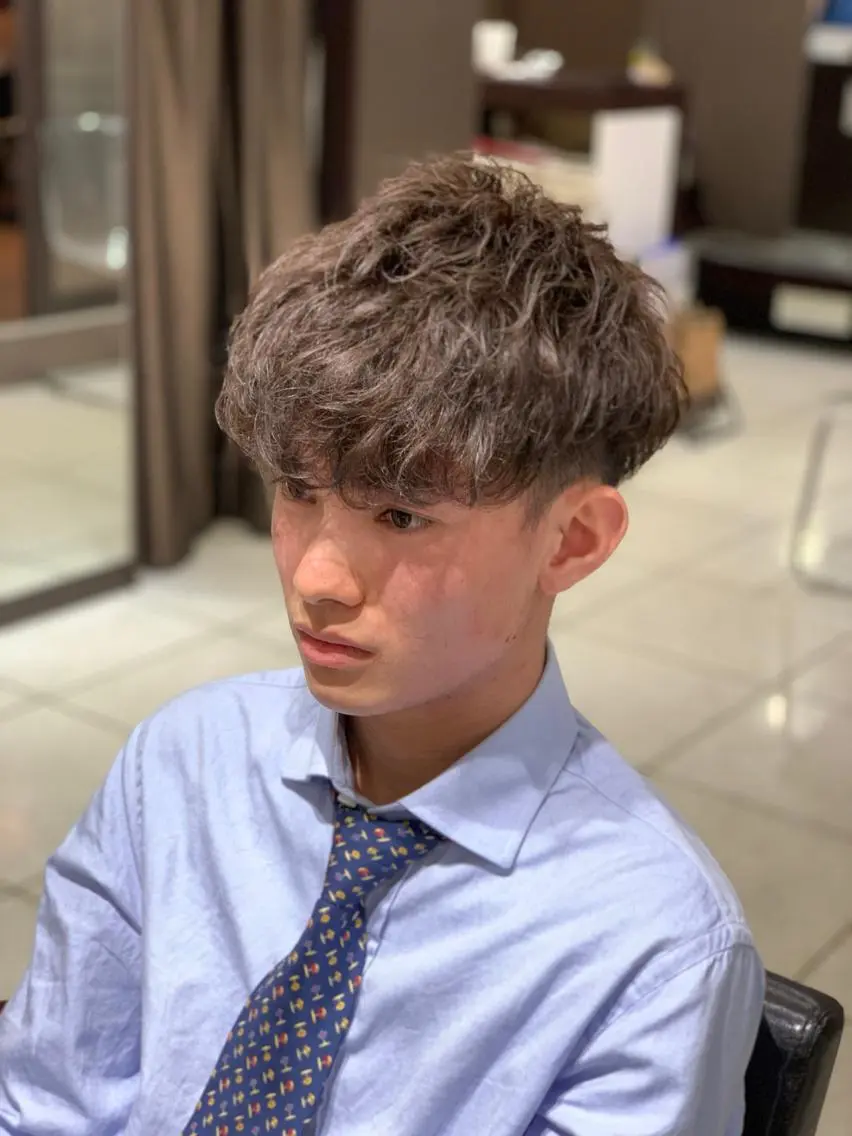 ショート カラー パーマ メンズ カット ヘアカラー パーマ ヘッドスパ 池袋艶髪職人🌈😇 ✨店長✨小林優太✨のヘアスタイル