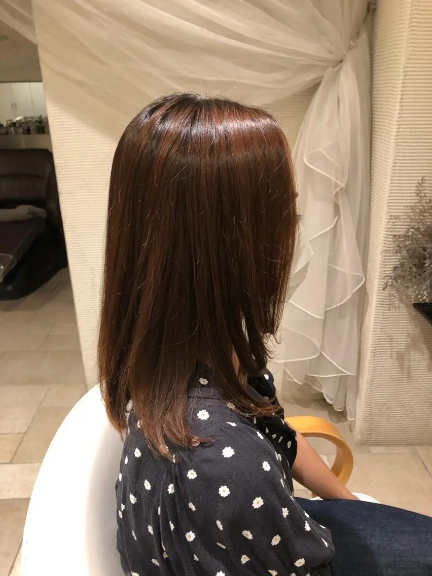 パーマ ストレートパーマ 杉野 凜のヘアスタイル