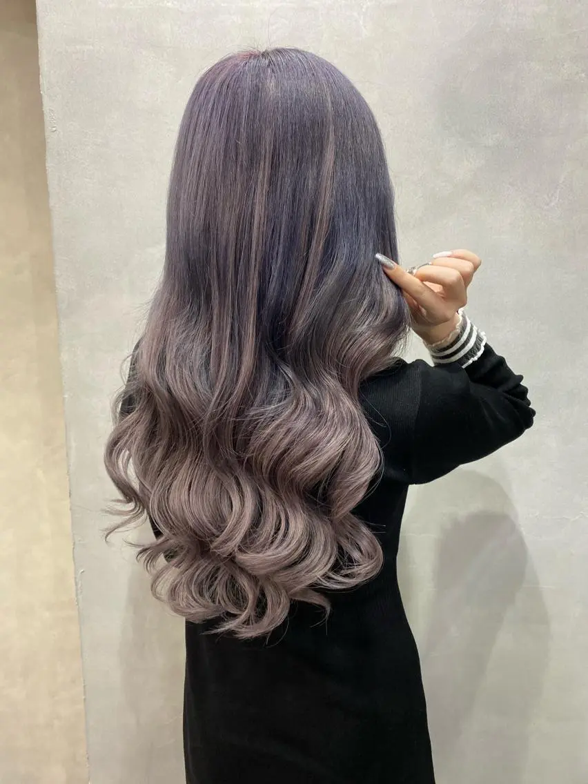 ミディアム カラー ヘアアレンジ ショートボブ 編み込みエクステ シールエクステ ミディアムパーマ バレイヤージュ FAAM Tsuneのヘアスタイル