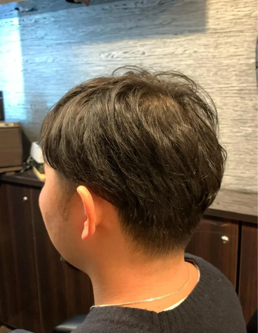 ショート メンズ マッシュ ツーブロック 齋藤 可純のヘアスタイル
