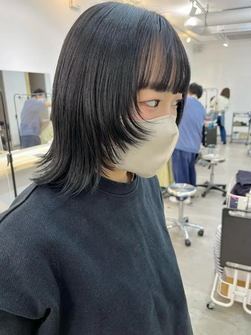 ミディアム カラー カット ヘアカラー トリートメント 🌼sunc HINAMI🌼のヘアスタイル