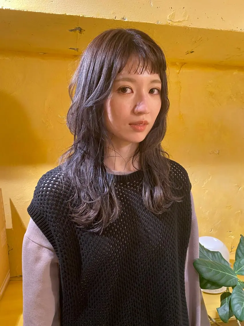 ロング カラー ヘアカラー トリートメント Reir_吉祥寺 バンレイカのヘアスタイル