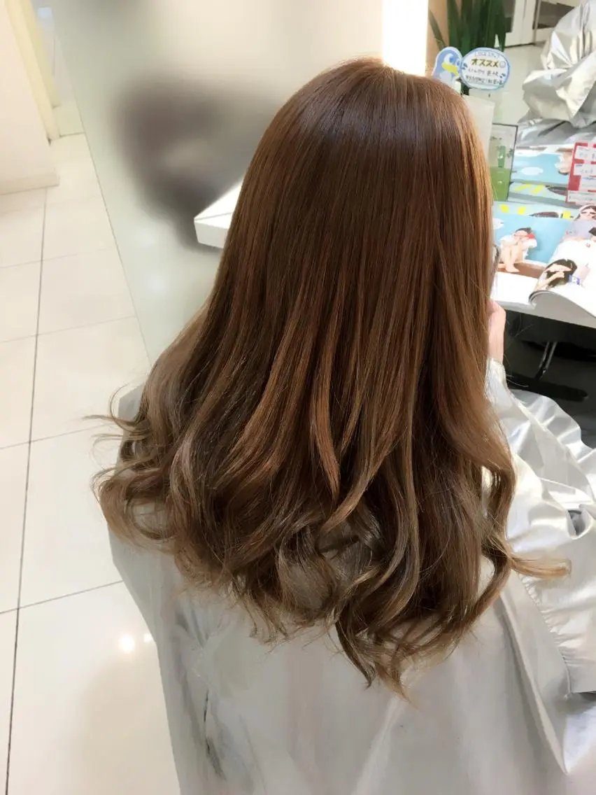 ロング カラー ダブルカラー 広がり、まとまらない お悩み改善/ 中田のヘアスタイル