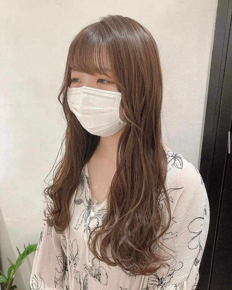 カラー ヘアアレンジ アッシュ ベージュカラー 透明感カラー ピンクカラー 髪質改善 エグチ アキラのヘアスタイル