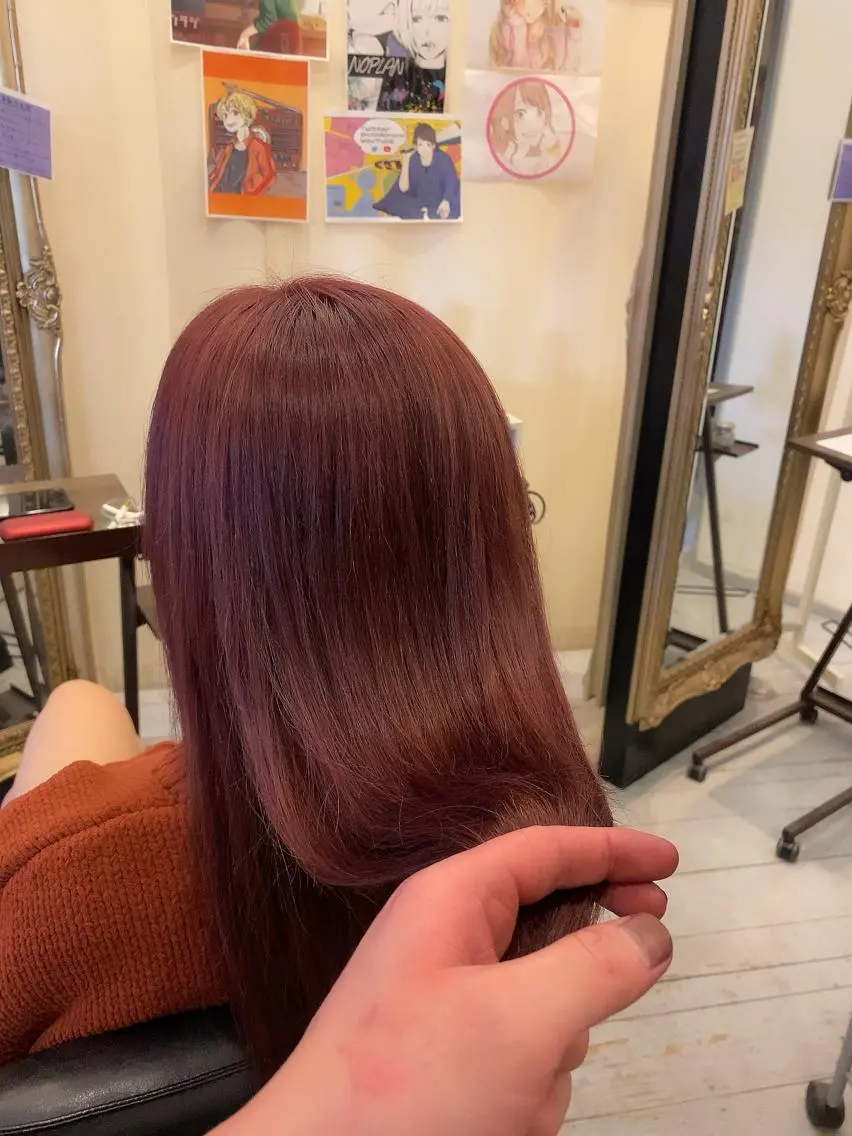 ロング カット ヘアカラー トリートメント 💎JADE GRACE💎のヘアスタイル