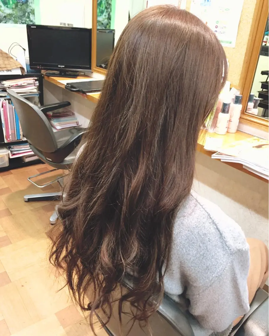 セミロング ロング カラー YAP！HAIR トコツメアヤノのヘアスタイル