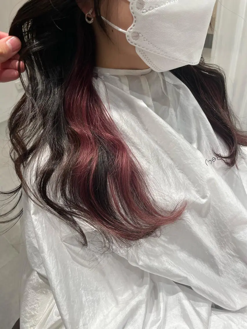 ロング カラー レイヤーカット/透明 感カラー🐬永井瑠栞のヘアスタイル