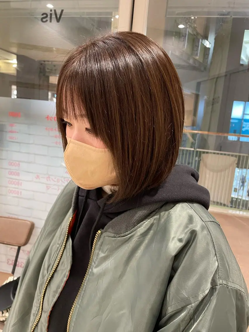 ショート ショートボブ ボブ ショートヘア 飯塚 愛美のヘアスタイル