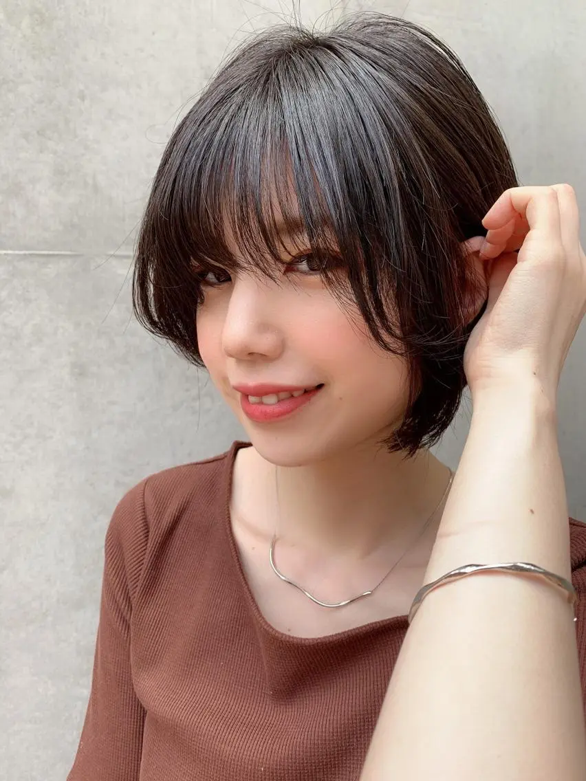 ショート カラー box mico. mutsumiのヘアスタイル