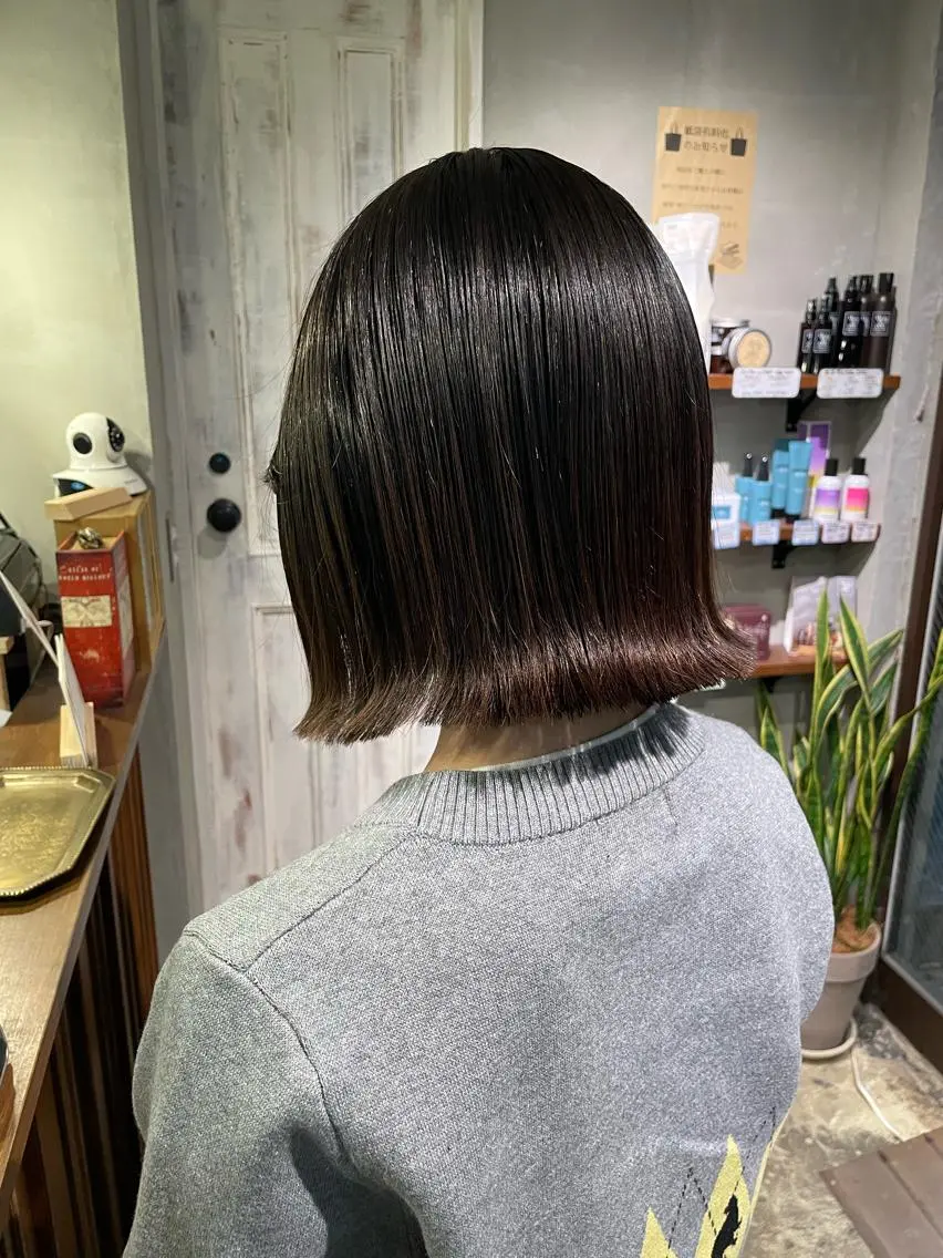 ミディアム 中村 彩乃のヘアスタイル