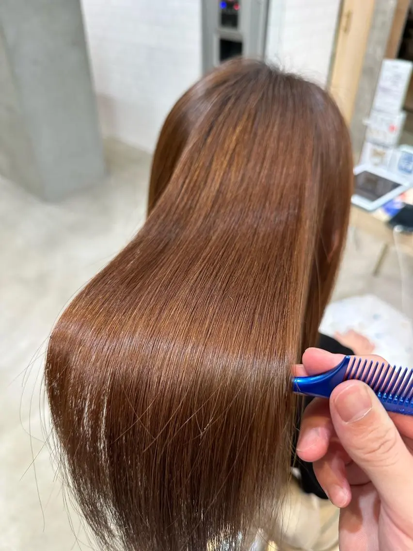 ロング 縮毛矯正 ❄️高野 杏介❄️ツヤ髪得意!のヘアスタイル