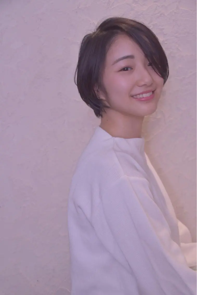 ショート ショートボブ ボブ ショートヘア 五十嵐ゆり 美髪カラー 武蔵小杉のヘアスタイル