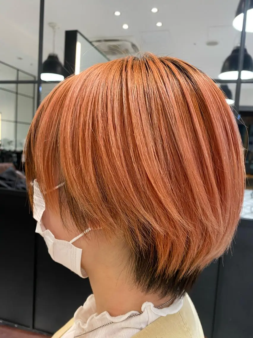ショート 透明感/縮毛/ボブ CHIHIROのヘアスタイル