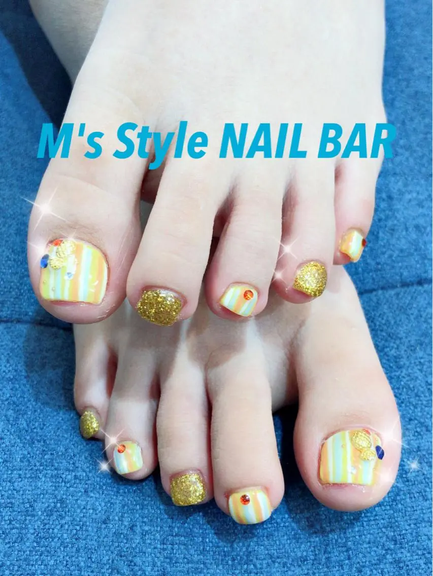 ネイル フットネイル M's Style NAIL BARのネイルデザイン