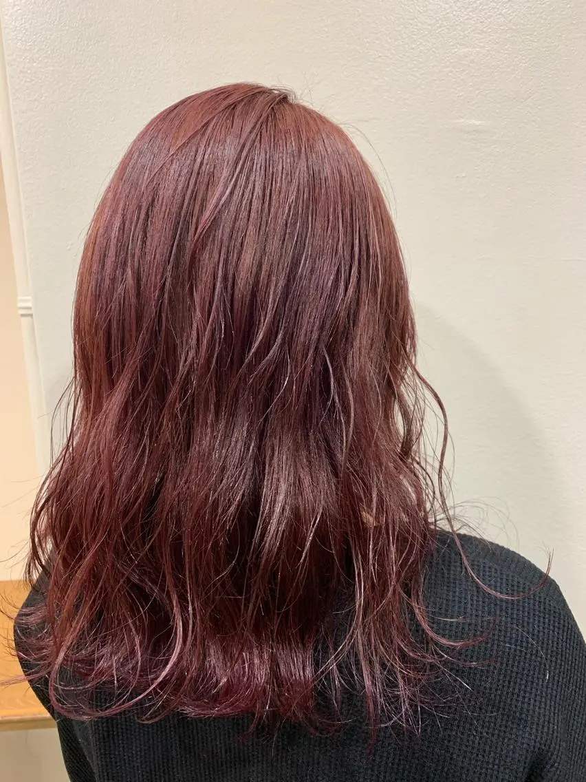 セミロング ヘアカラー トリートメント ヘッドスパ ヘアセット 大宮/山口 竣也のヘアスタイル