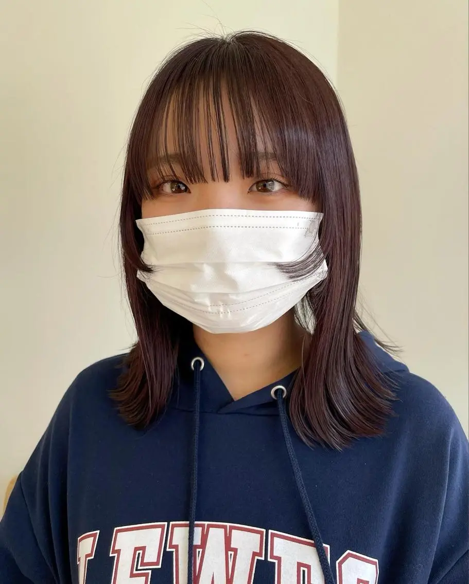 ミディアム カラー mir MIYUのヘアスタイル