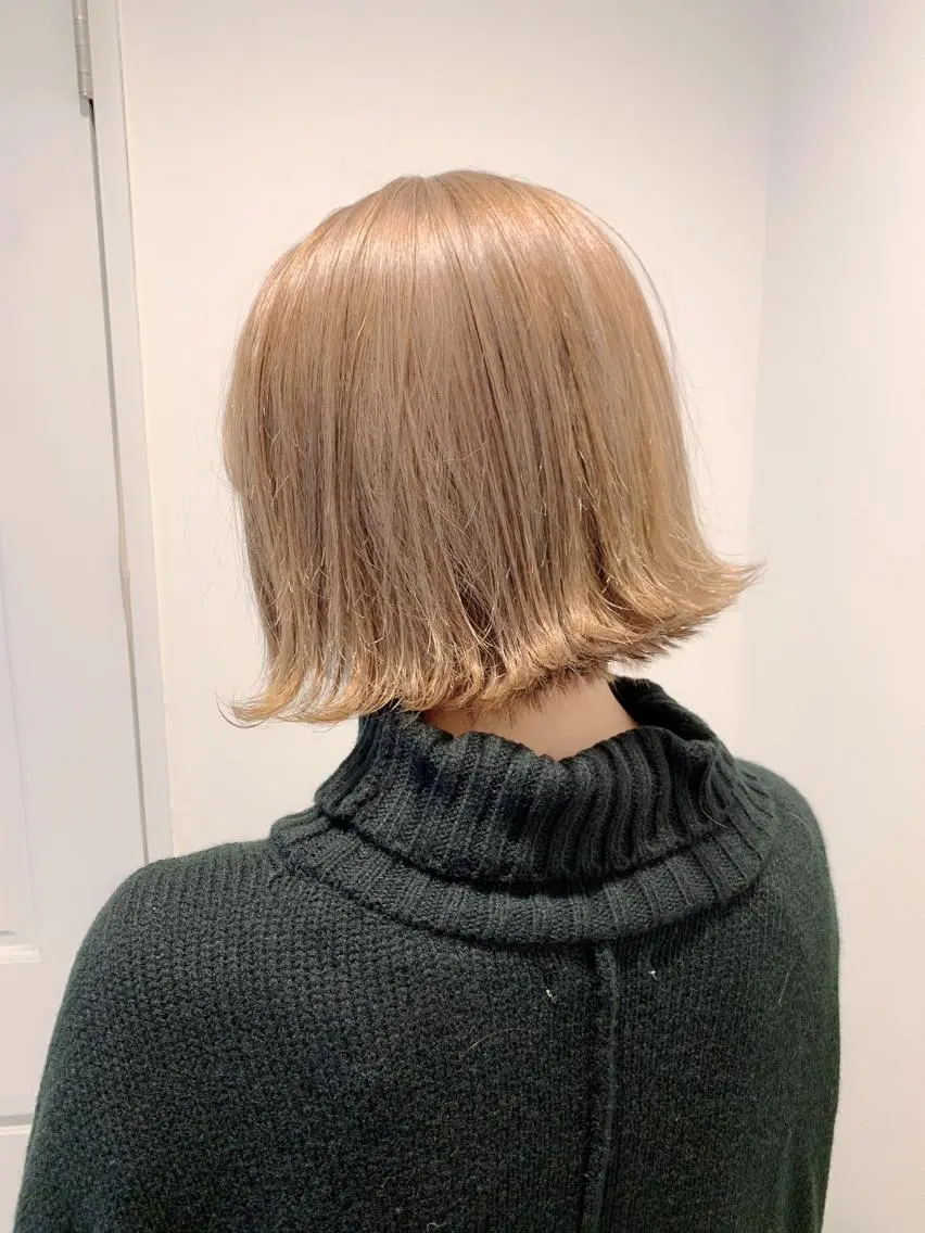 ショート カラー ヘアアレンジ 【赤み消しカラー】 中野浩太のヘアスタイル