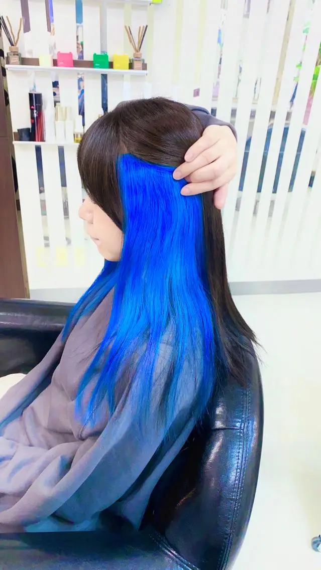 カラー イヤリングカラー YURI ✨のヘアスタイル