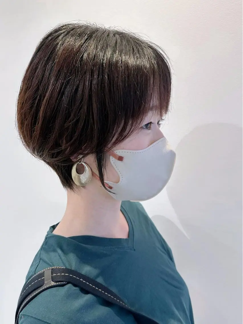 ショート カット 髪質改善・ クロスパーマ◎倉澤のヘアスタイル