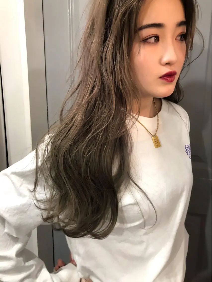 ロング ロング Pia ツボイ ケイタのヘアスタイル