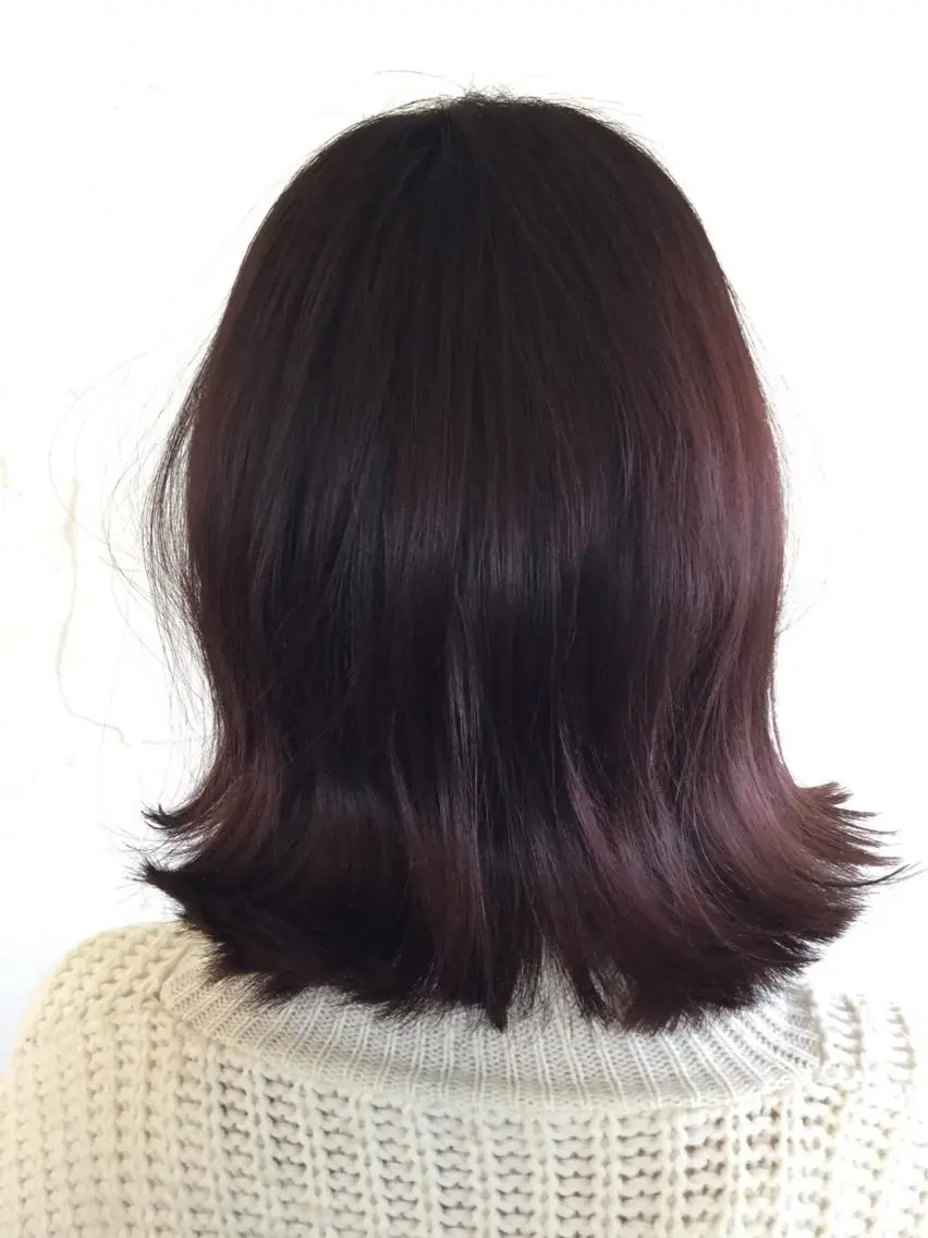 ミディアム カラー ヘアアレンジ Add9 久保田 陽代のヘアスタイル