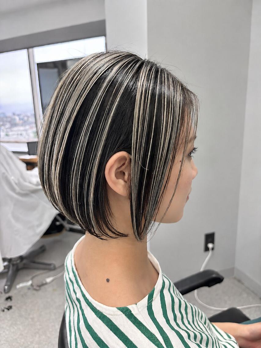 ミディアム カラー ブリーチ 髪質改善 トップスタイリスト ✨KIRIKA中野✨のヘアスタイル