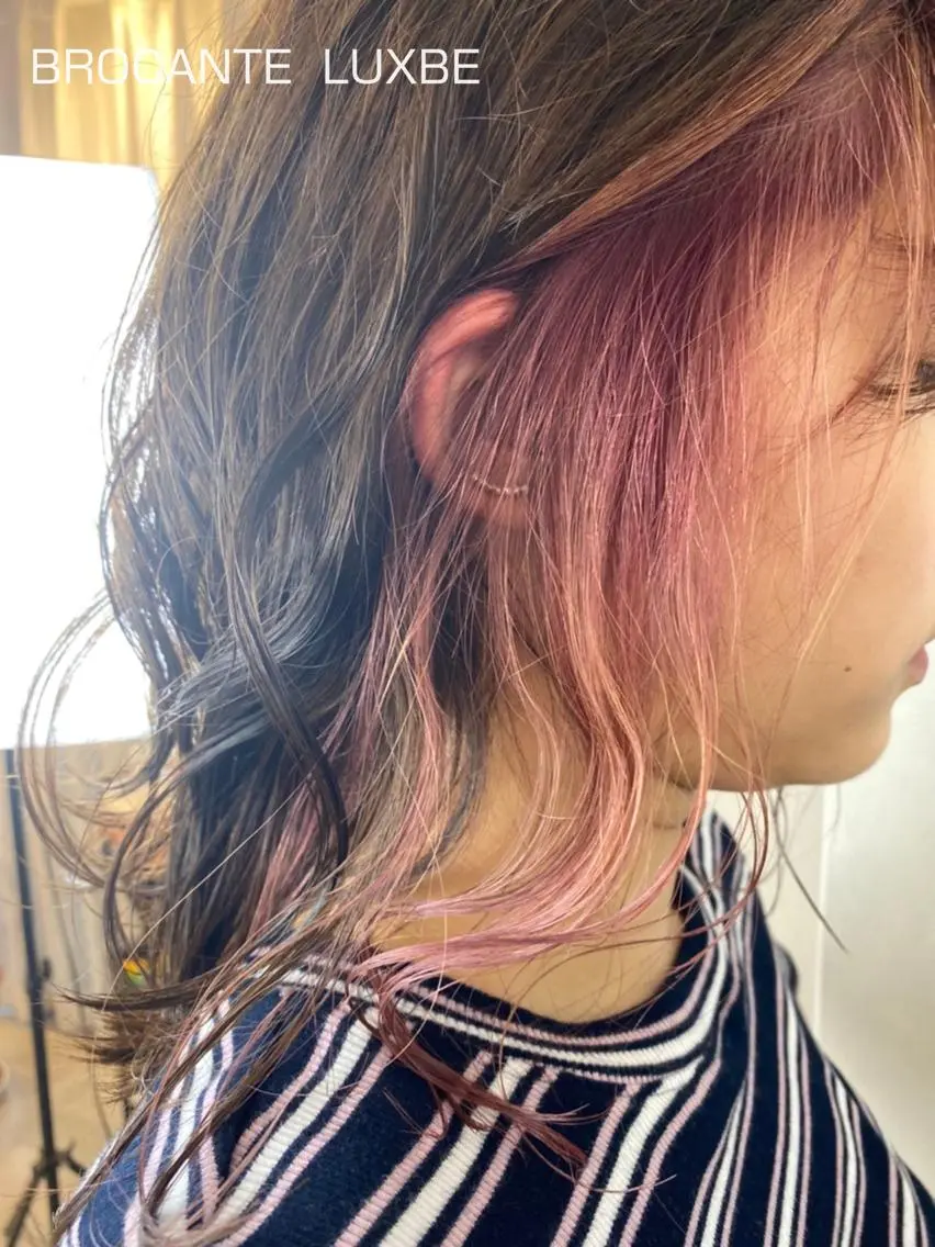 ミディアム カラー ヘアカラー BROCANTE立川 karasawa.nのヘアスタイル