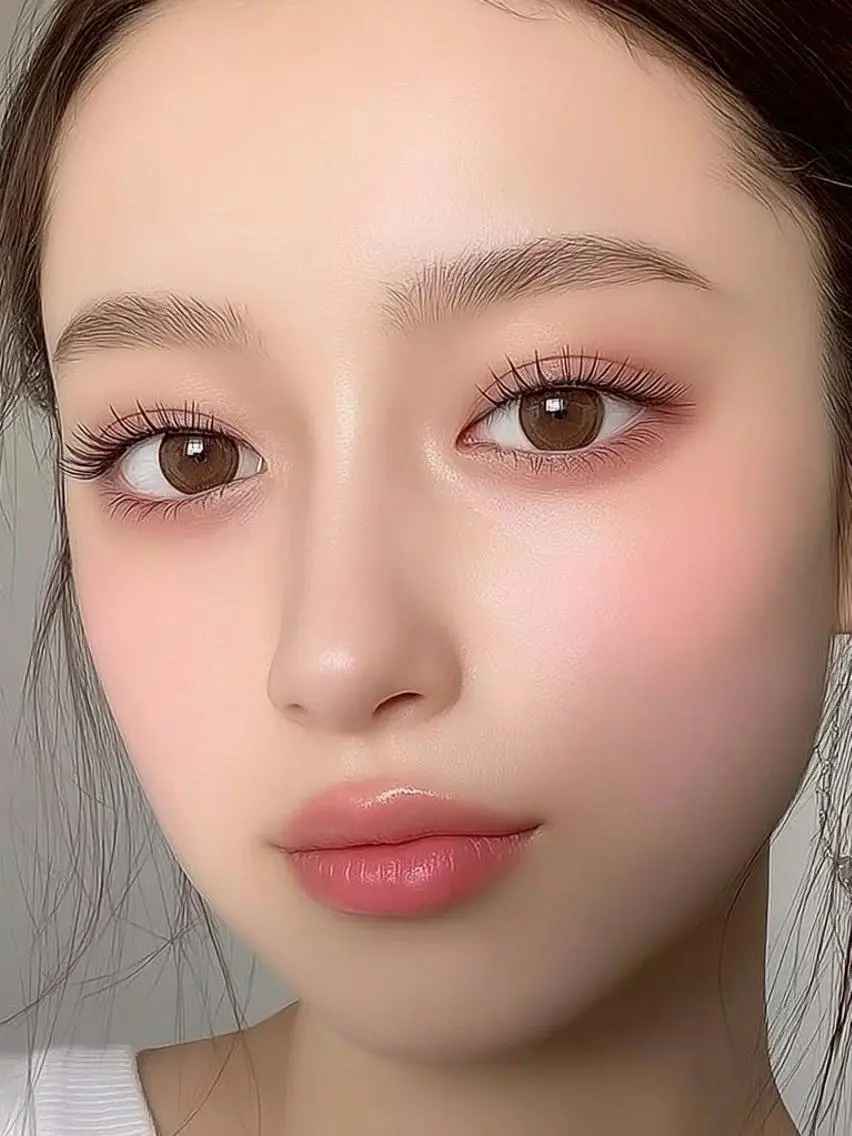 マツエク・マツパ 束感まつ毛 韓国風マツエク パリジェンヌラッシュリフト まつげパーマ 束感まつげ/ ネイル/なつね🎀♡のネイルデザイン