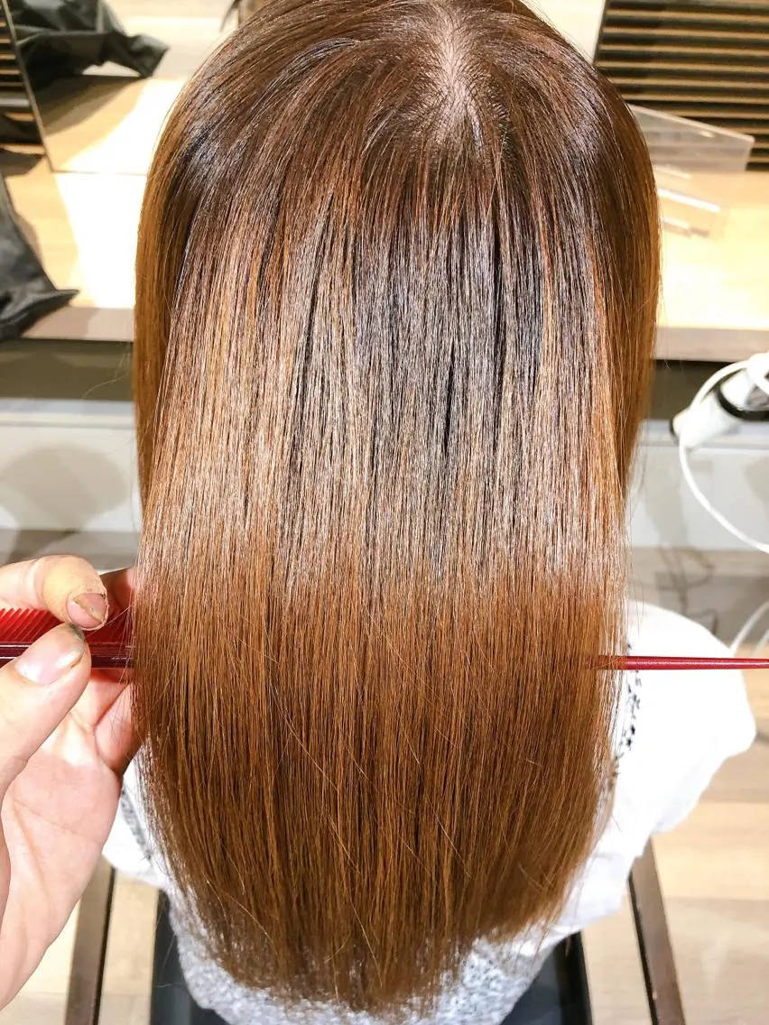 ロング 小顔カット トリートメント 酸熱トリートメント CYNTHIADUE 店長| IRISUのヘアスタイル