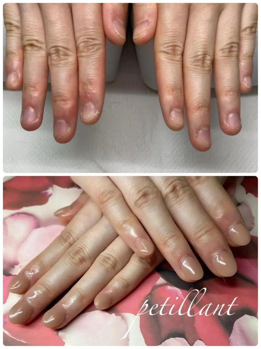 ネイル ハンドネイル ハンドケア nail salon petillantのネイルデザイン